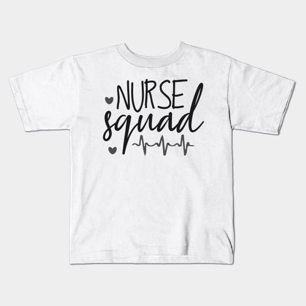 Nurse Squad Kids T-Shirt by ChestifyDesigns